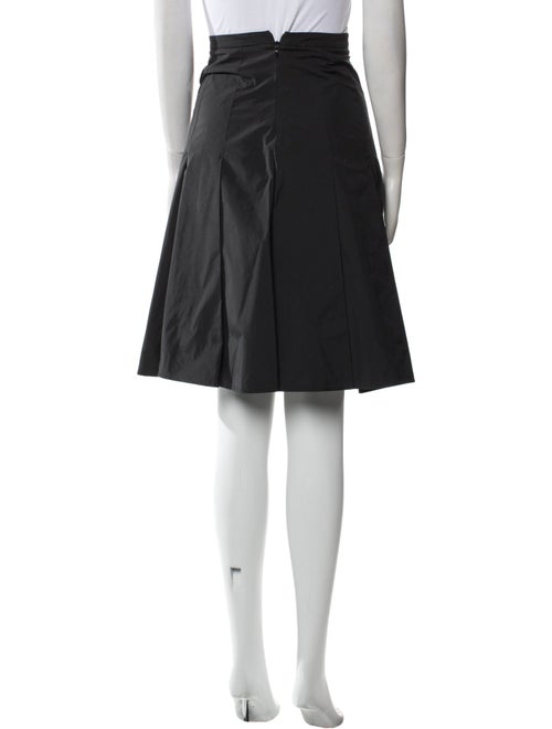Piazza Sempione Pleated Accents Knee-Length Skirt