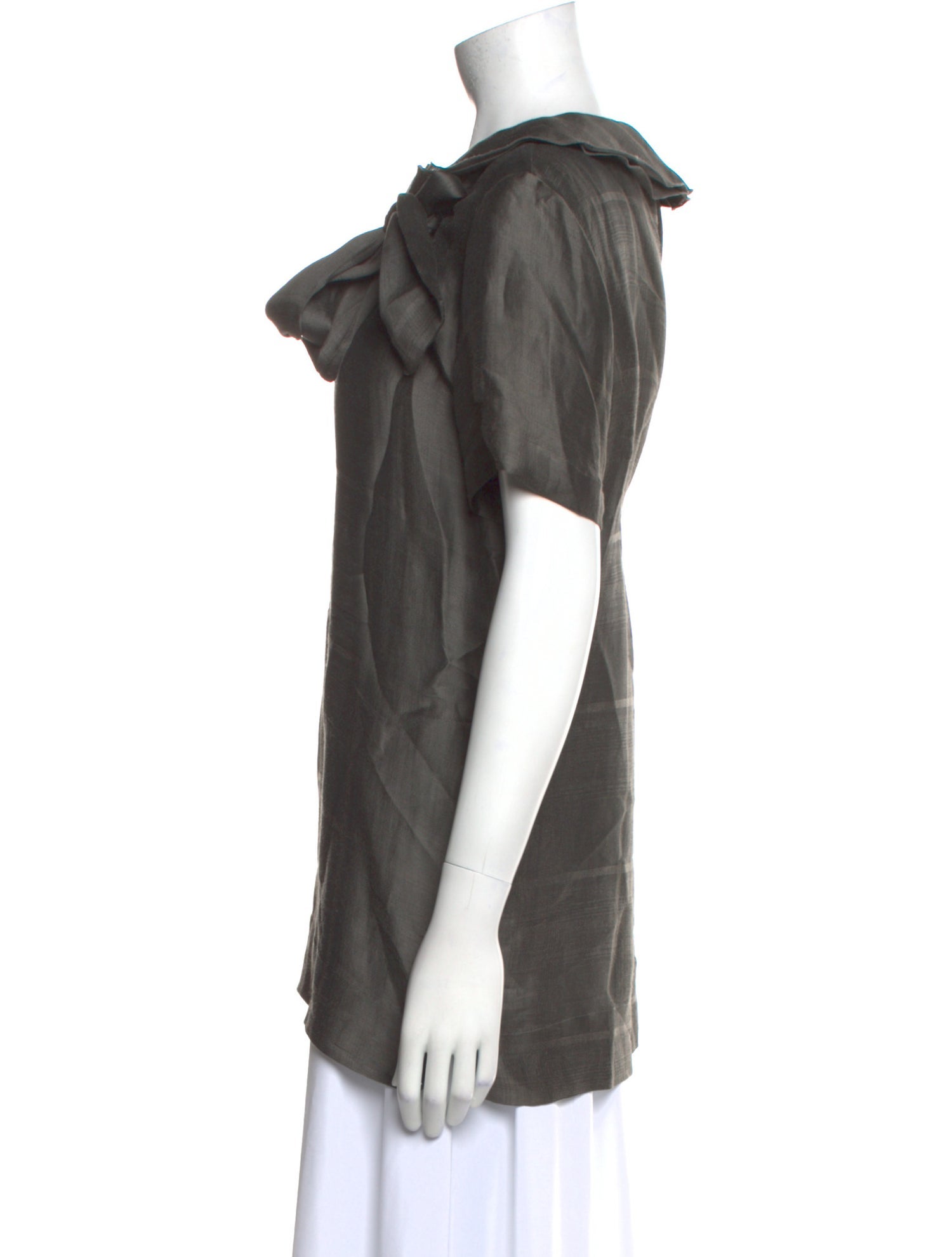 Piazza Sempione Scoop Neck Short Sleeve Top