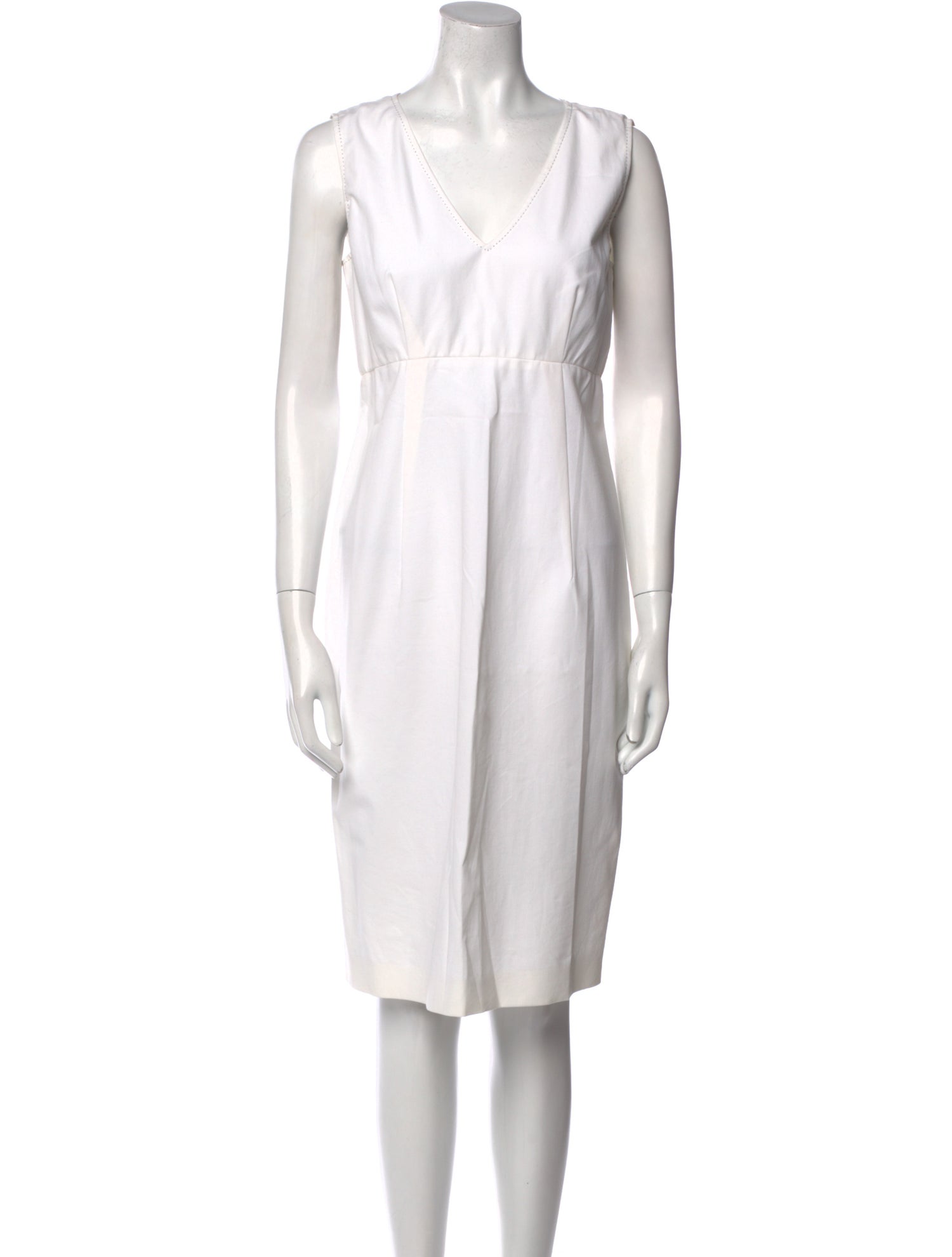 Piazza Sempione V-Neck Knee-Length Dress