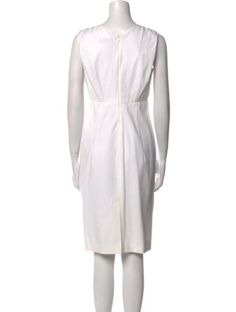 Piazza Sempione V-Neck Knee-Length Dress