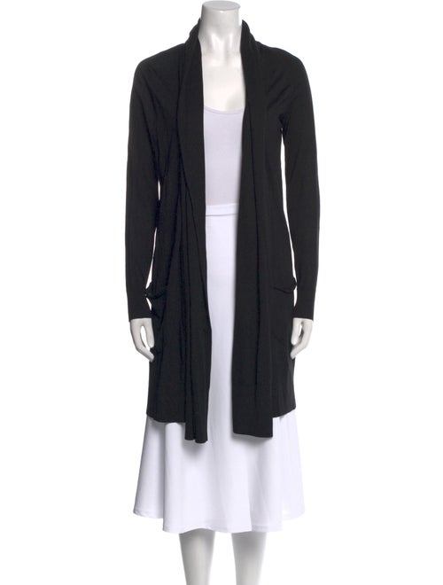 Piazza Sempione Virgin Wool Open Front Sweater