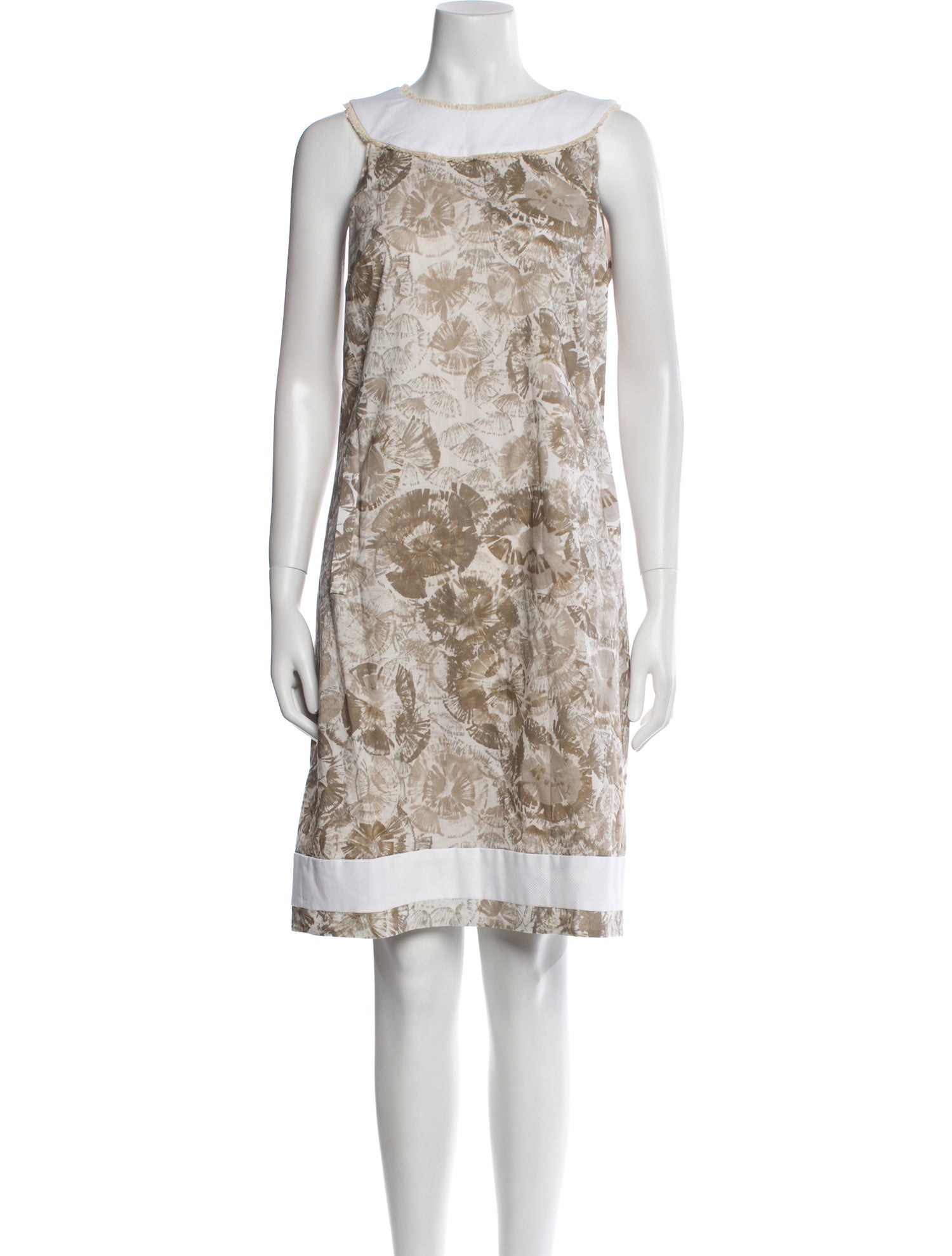 Piazza Sempione Printed Knee-Length Dress