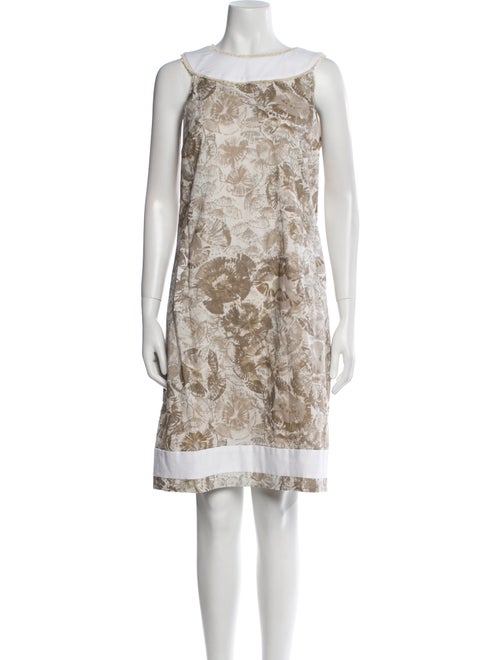 Piazza Sempione Printed Knee-Length Dress