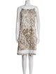 Piazza Sempione Printed Knee-Length Dress