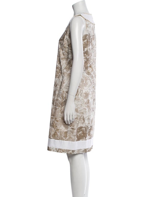 Piazza Sempione Printed Knee-Length Dress