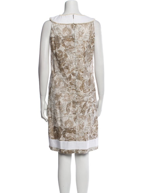Piazza Sempione Printed Knee-Length Dress