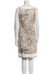 Piazza Sempione Printed Knee-Length Dress
