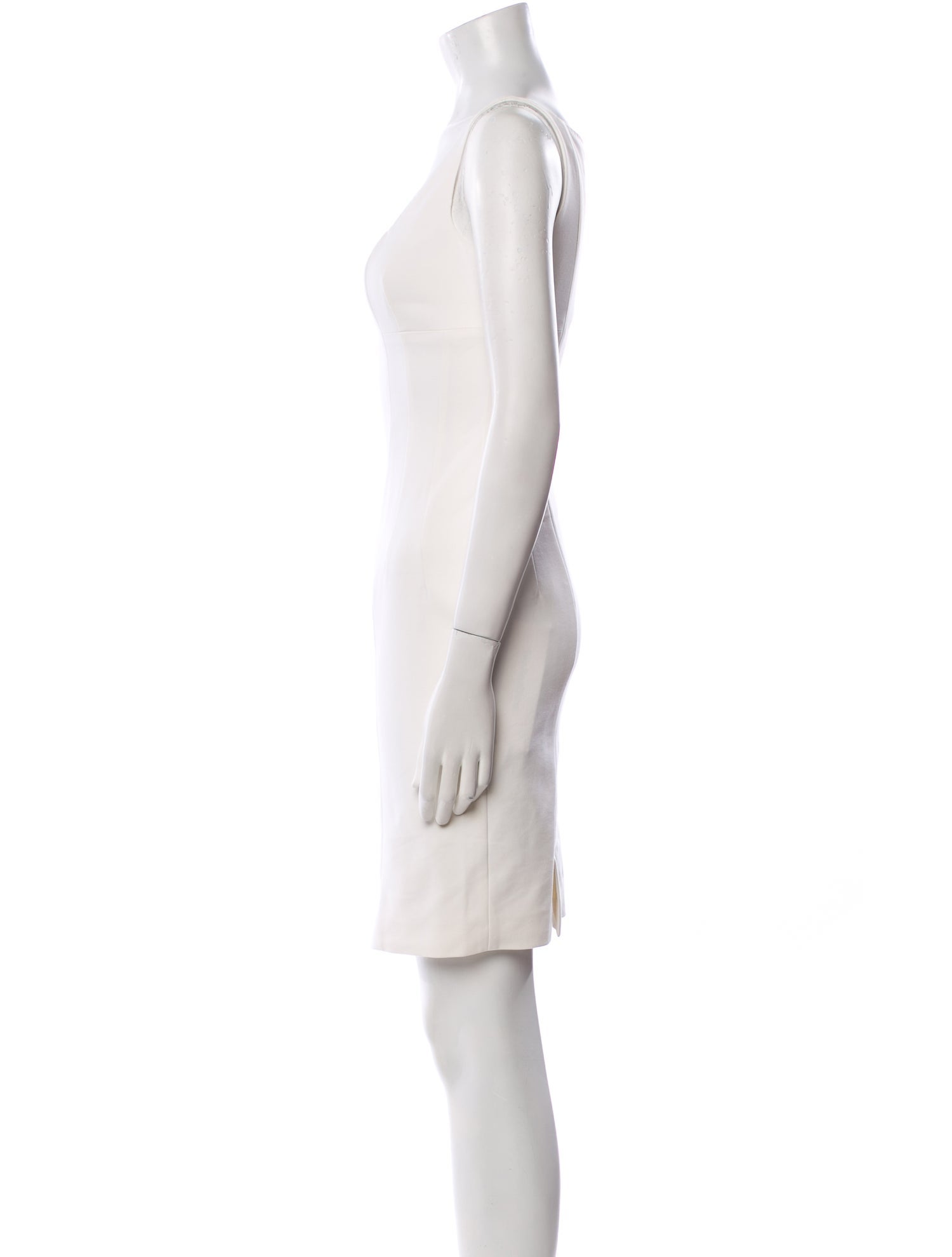 Piazza Sempione Square Neckline Mini Dress