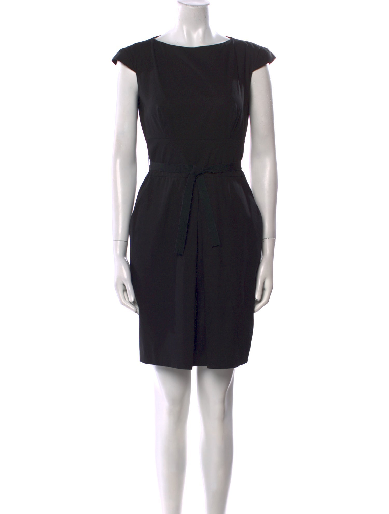 Piazza Sempione Bateau Neckline Mini Dress