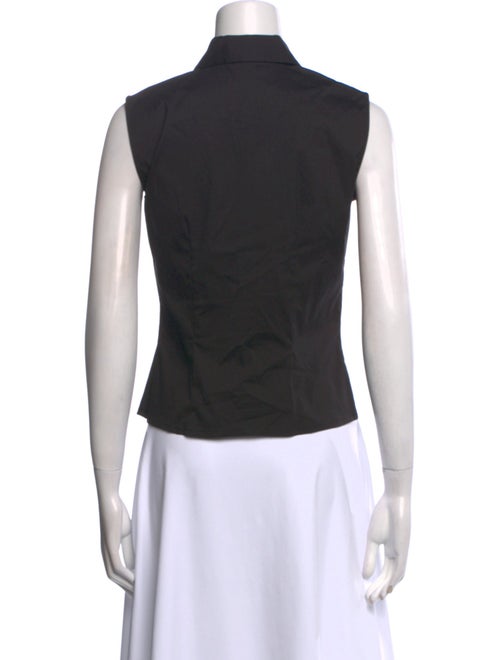 Piazza Sempione Sleeveless Button-Up Top