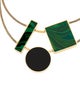 Piazza Sempione Resin Collar Necklace