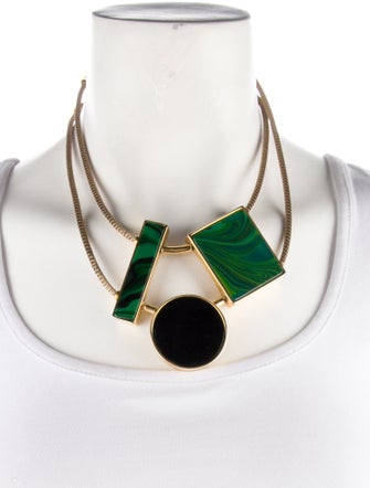 Piazza Sempione Resin Collar Necklace