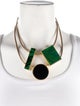 Piazza Sempione Resin Collar Necklace