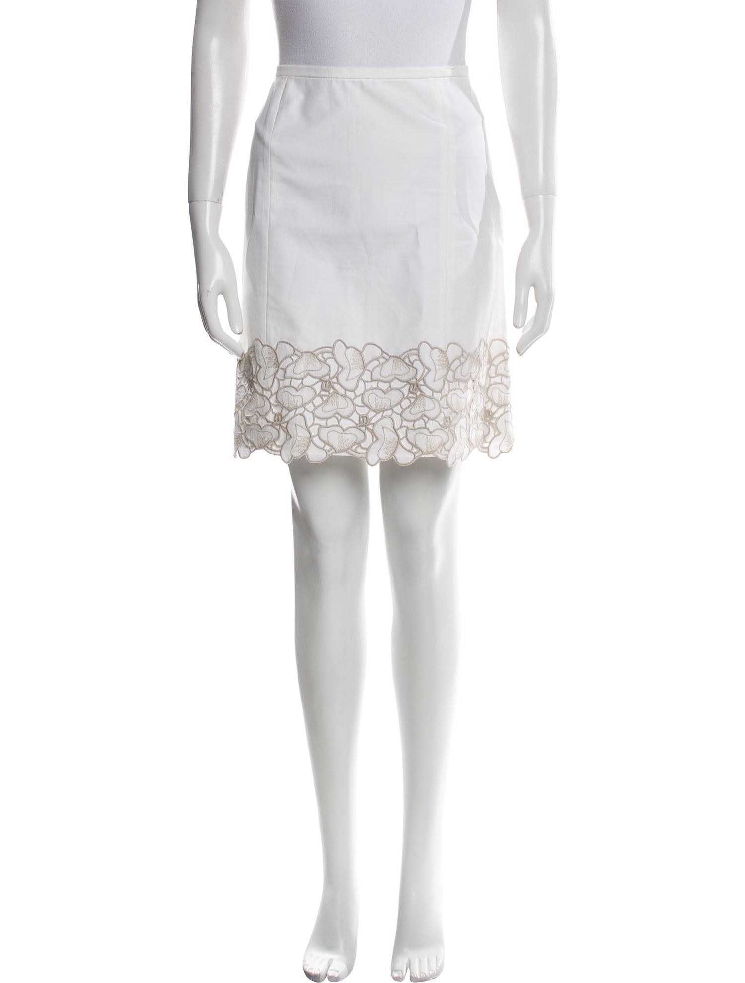 Piazza Sempione Lace Trim Embellishment Mini Skirt