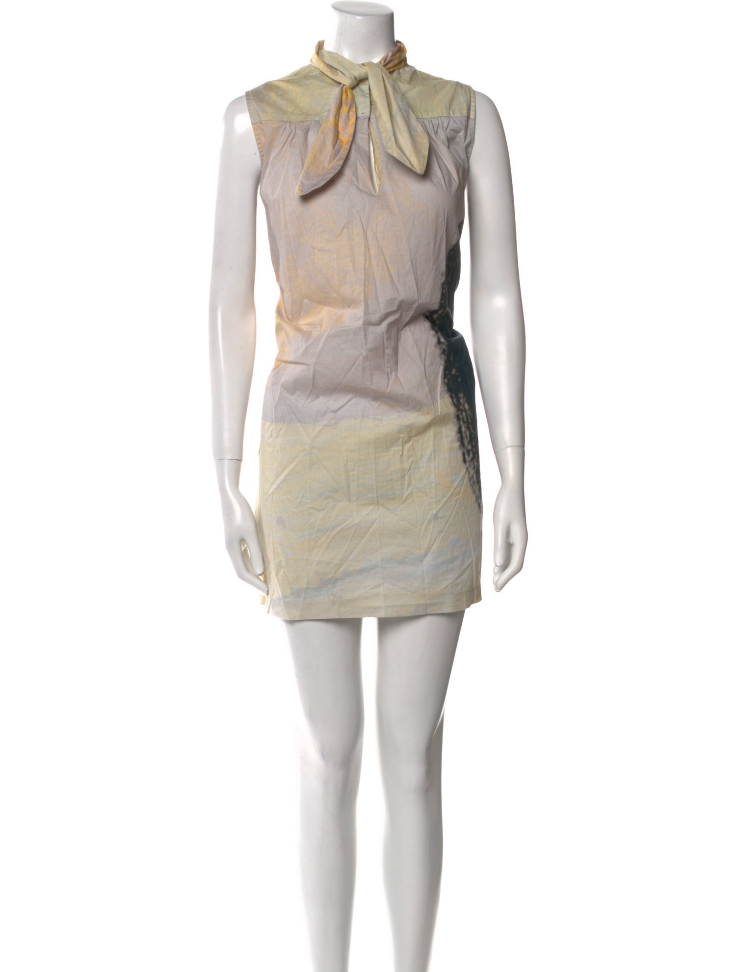 Piazza Sempione Printed Mini Dress