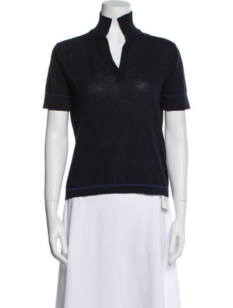 Piazza Sempione V-Neck Short Sleeve Polo