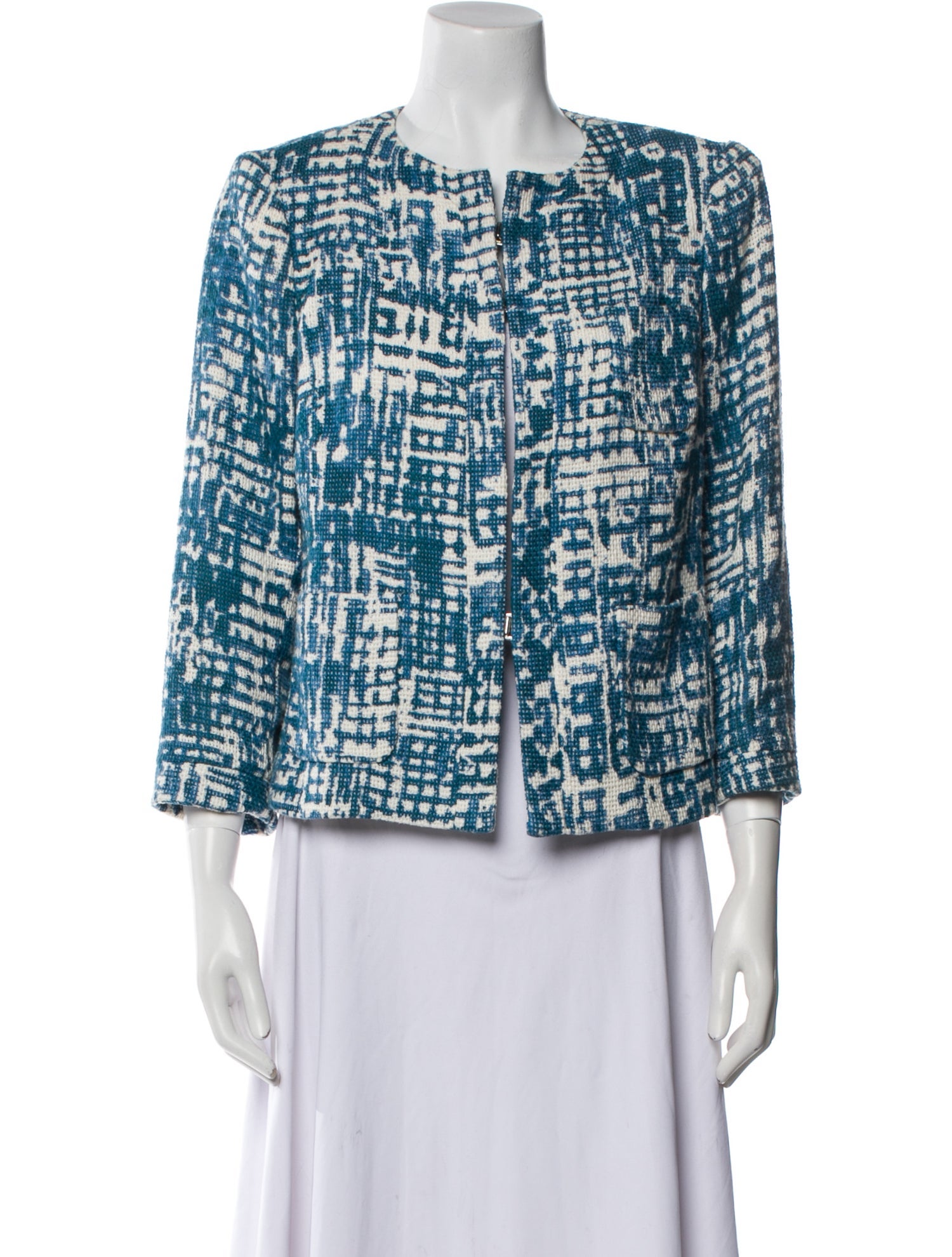 Piazza Sempione Printed Evening Jacket