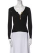 Piazza Sempione V-Neck Long Sleeve Top