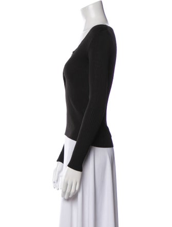 Piazza Sempione V-Neck Long Sleeve Top