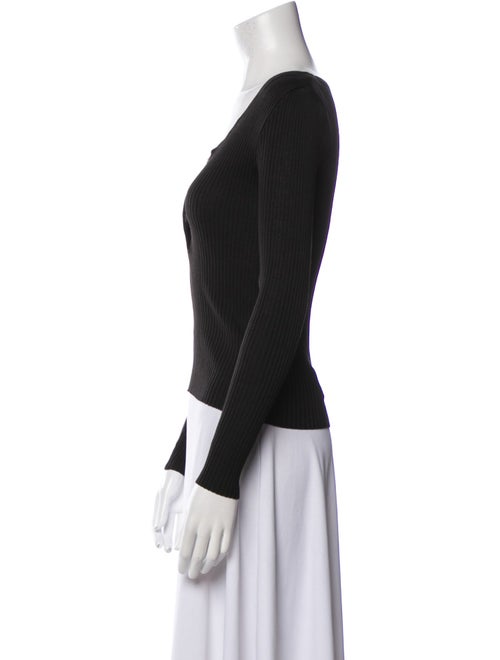 Piazza Sempione V-Neck Long Sleeve Top