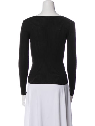 Piazza Sempione V-Neck Long Sleeve Top