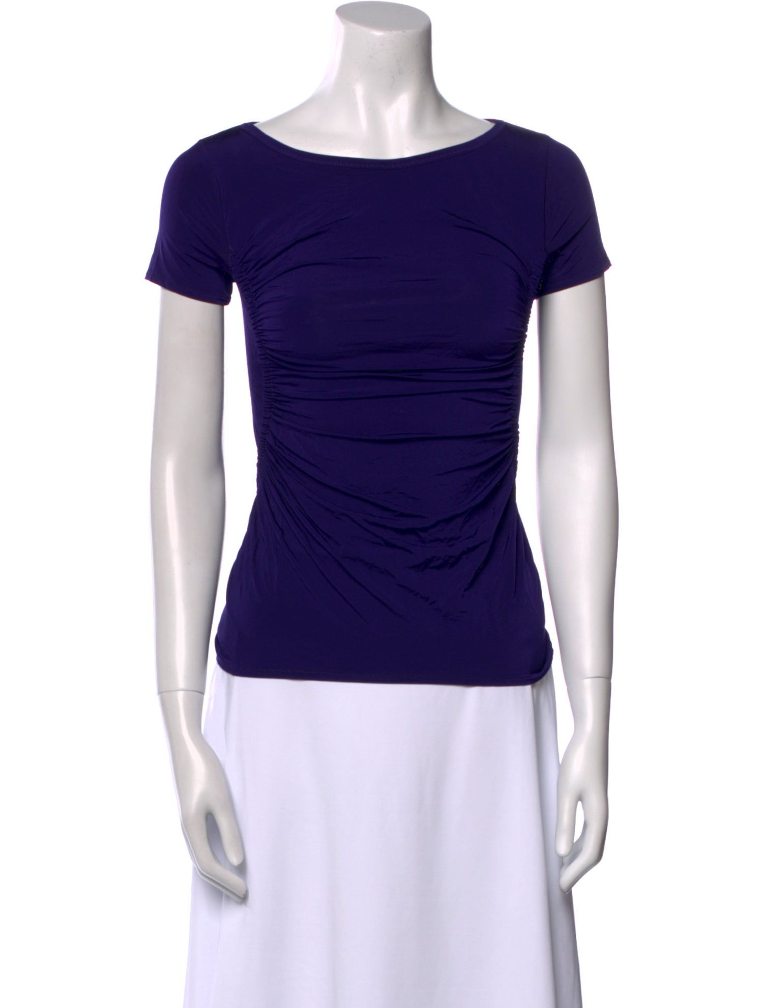 Piazza Sempione Bateau Neckline Short Sleeve T-Shirt w/ Tags