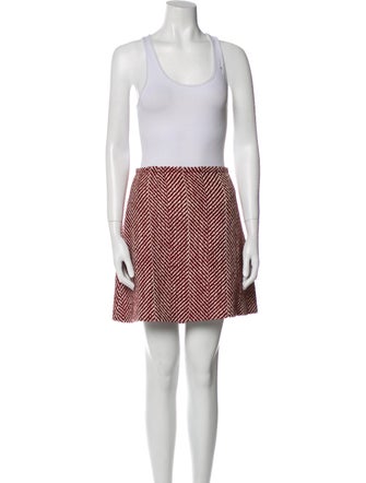 Piazza Sempione Wool Striped Skirt Suit