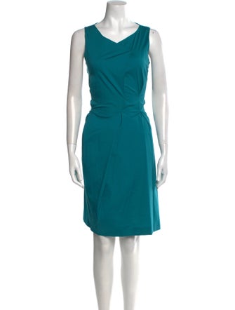 Piazza Sempione Cowl Neck Knee-Length Dress