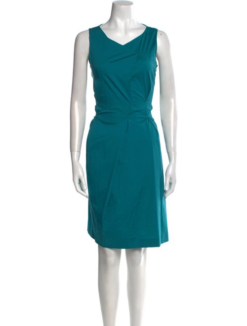 Piazza Sempione Cowl Neck Knee-Length Dress