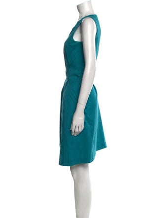 Piazza Sempione Cowl Neck Knee-Length Dress