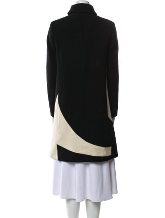 Piazza Sempione Wool Colorblock Pattern Coat