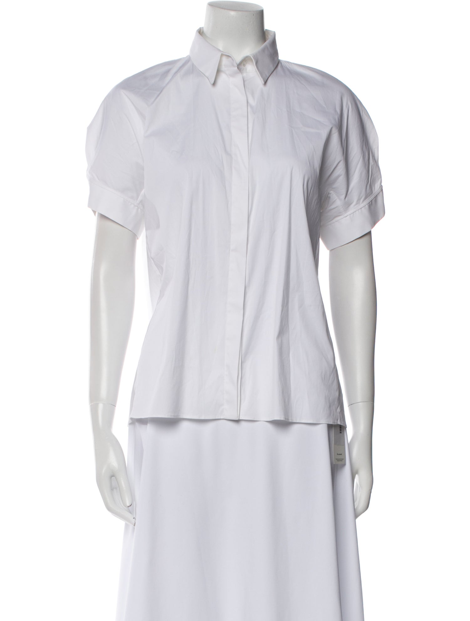 Piazza Sempione Short Sleeve Button-Up Top