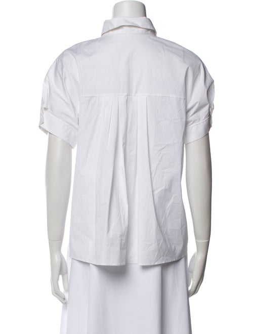 Piazza Sempione Short Sleeve Button-Up Top