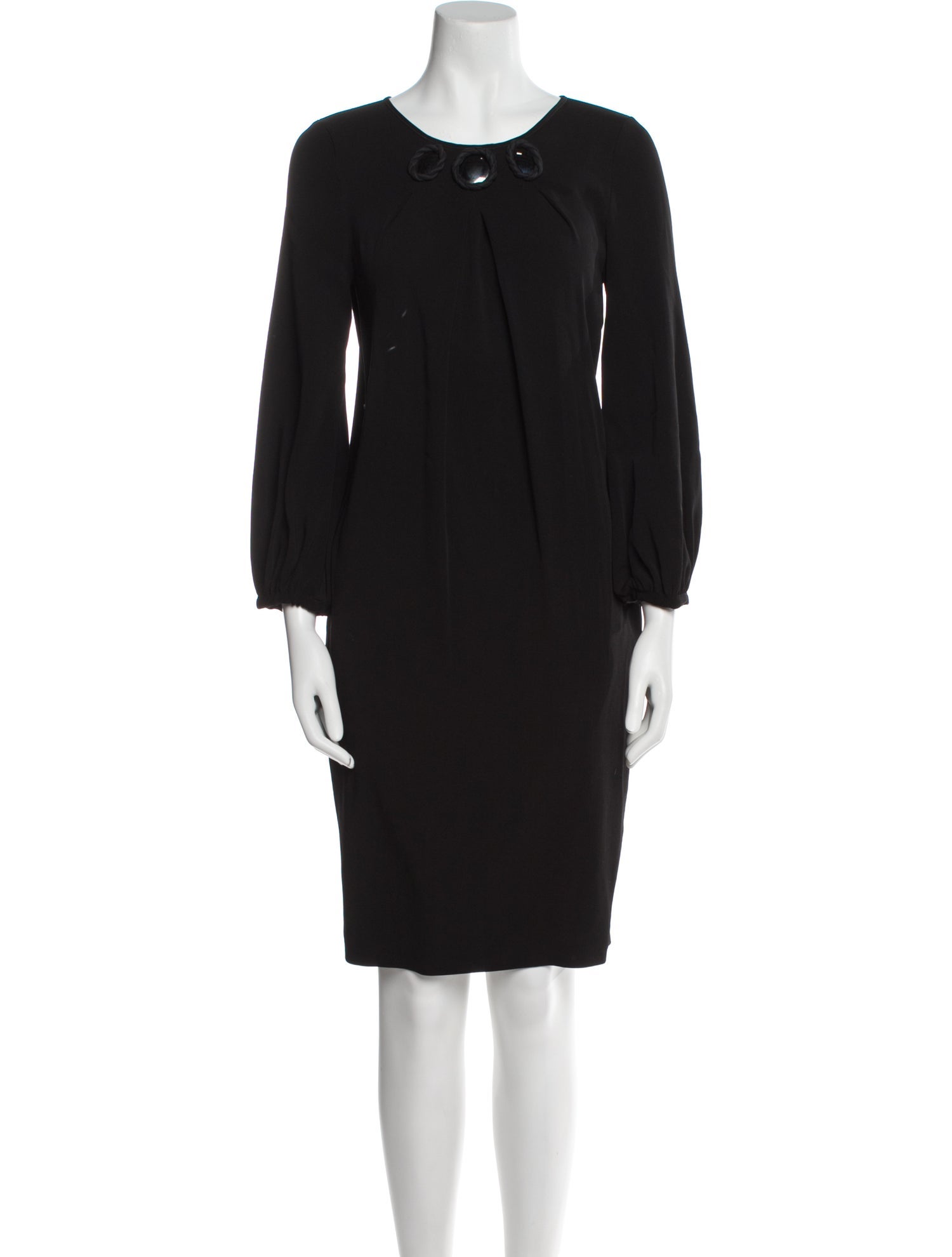 Piazza Sempione Scoop Neck Knee-Length Dress