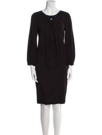 Piazza Sempione Scoop Neck Knee-Length Dress