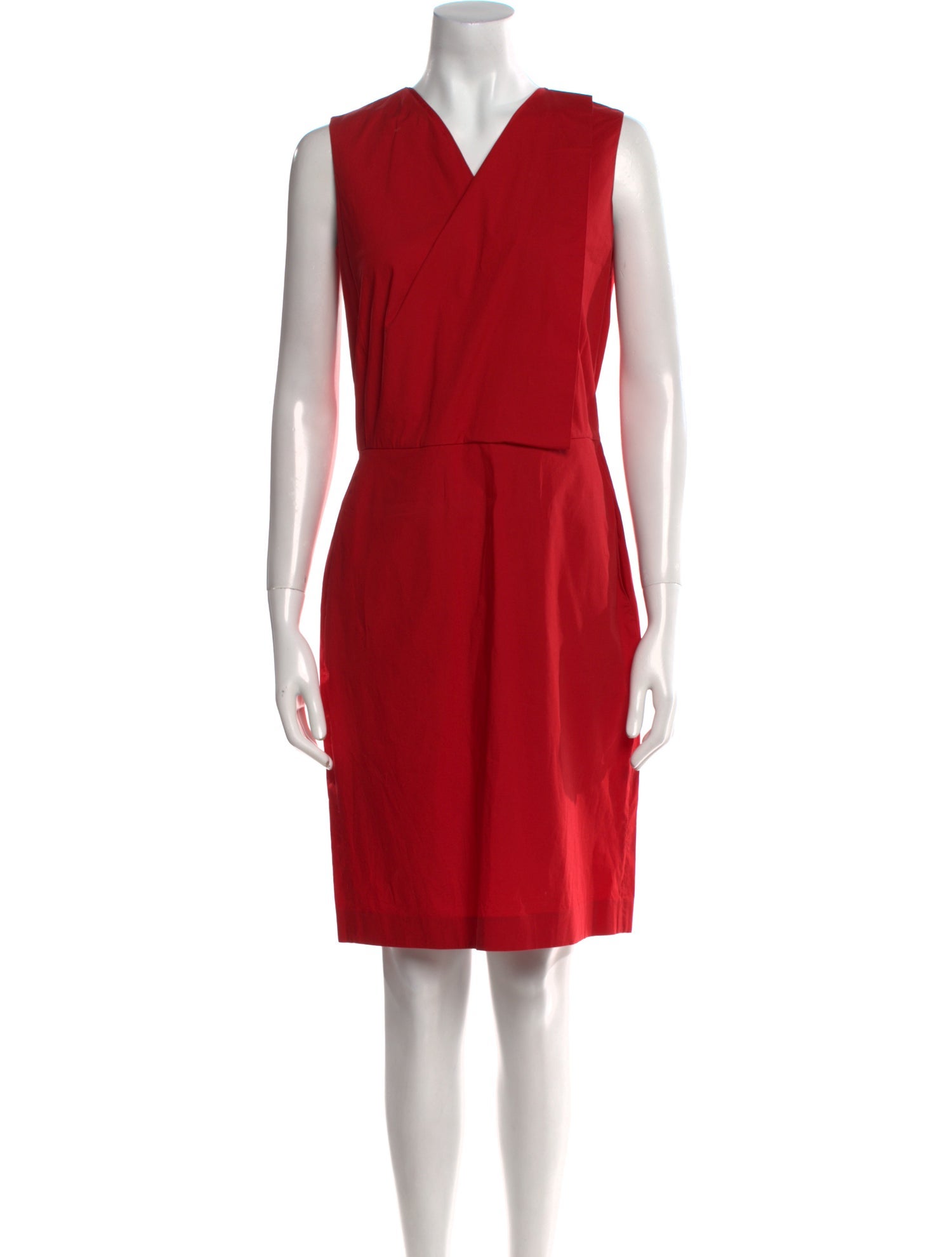 Piazza Sempione V-Neck Knee-Length Dress