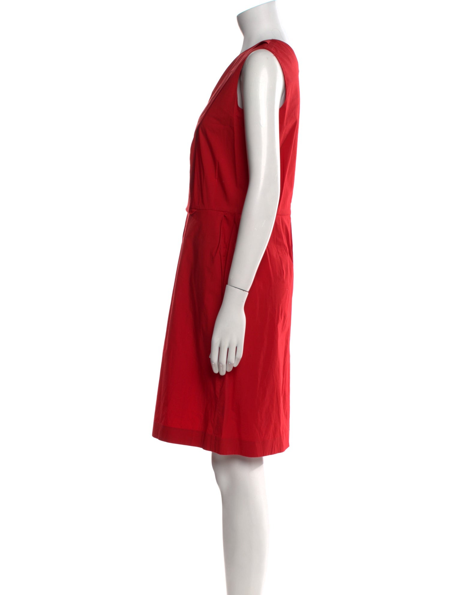 Piazza Sempione V-Neck Knee-Length Dress
