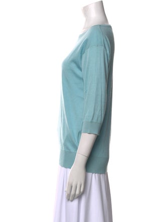 Piazza Sempione Virgin Wool Scoop Neck Sweater