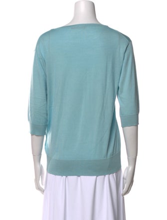 Piazza Sempione Virgin Wool Scoop Neck Sweater