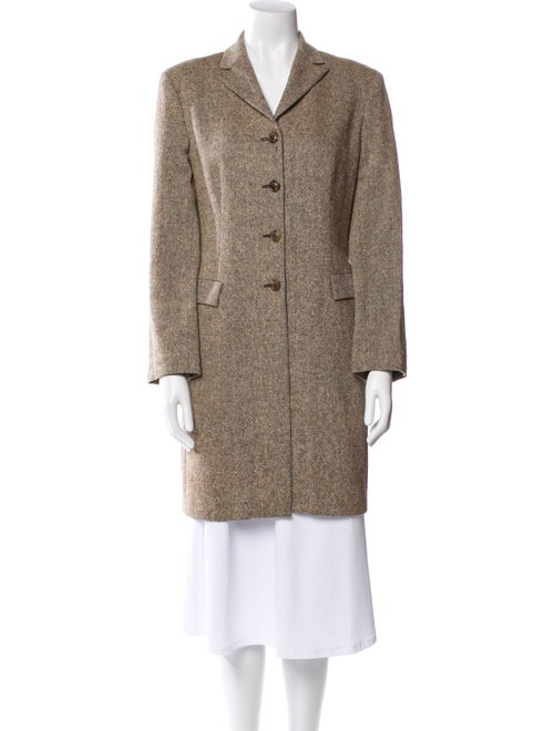 Piazza Sempione Virgin Wool Tweed Pattern Coat