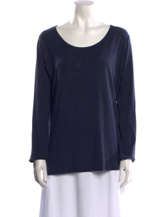 Piazza Sempione Scoop Neck Long Sleeve Sweatshirt