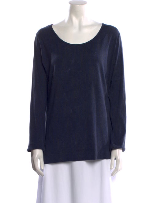 Piazza Sempione Scoop Neck Long Sleeve Sweatshirt