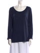 Piazza Sempione Scoop Neck Long Sleeve Sweatshirt