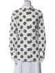 Piazza Sempione Printed Long Sleeve Button-Up Top