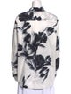 Piazza Sempione Printed Long Sleeve Button-Up Top
