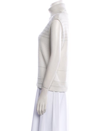 Piazza Sempione Linen Turtleneck Sweater