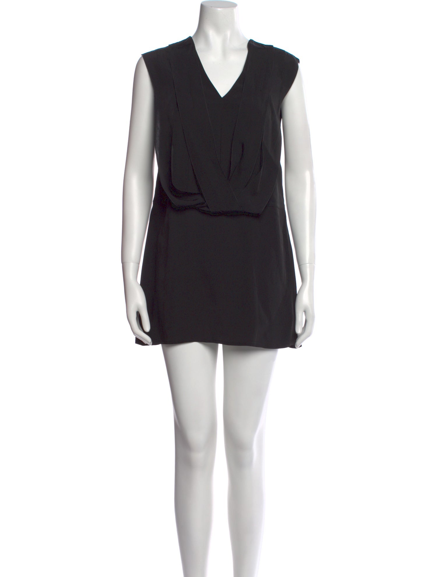 Piazza Sempione V-Neck Mini Dress