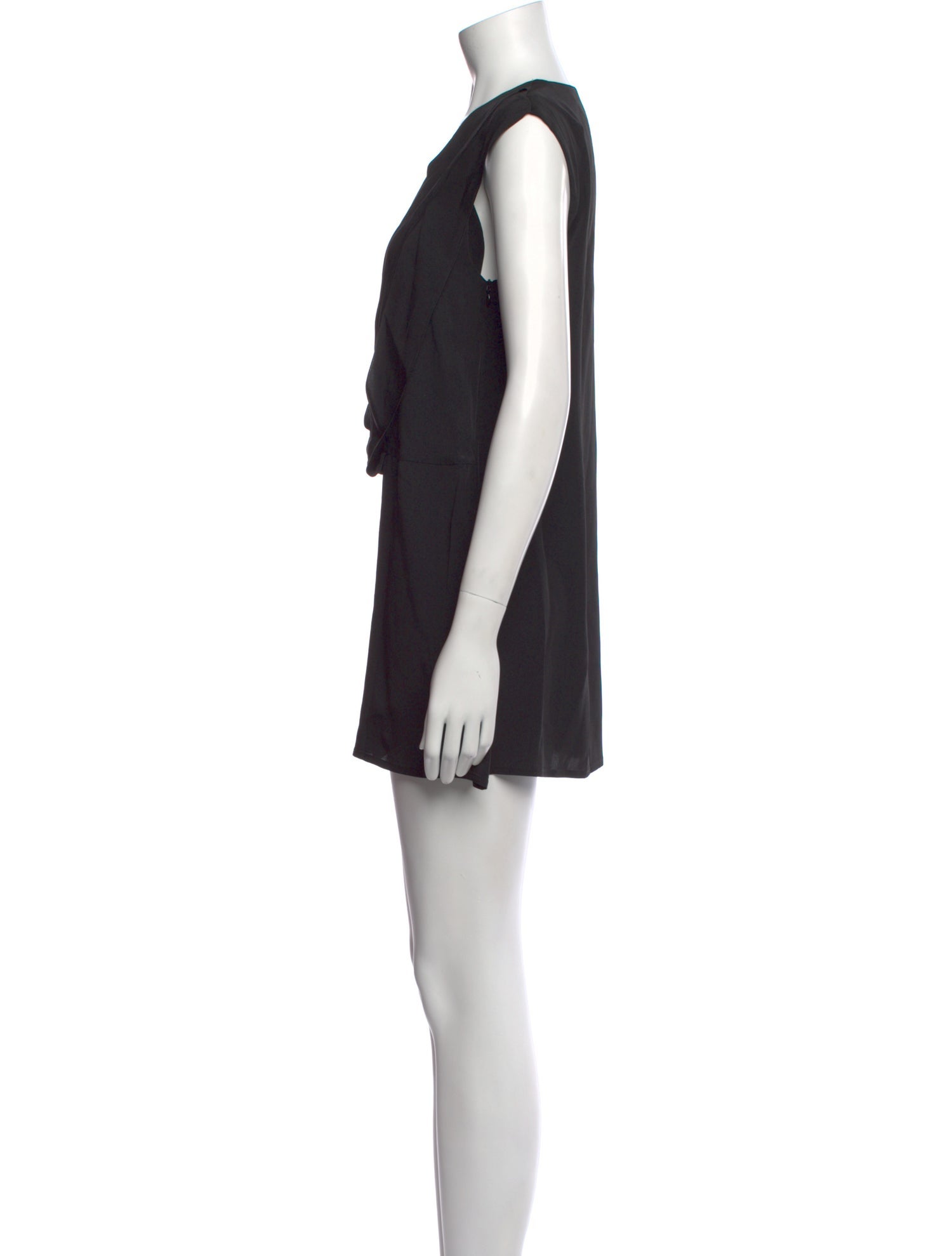 Piazza Sempione V-Neck Mini Dress