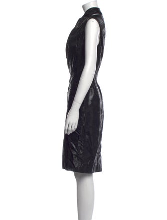 Piazza Sempione Printed Knee-Length Dress