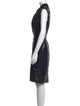 Piazza Sempione Printed Knee-Length Dress